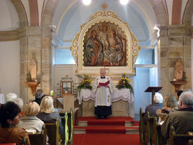 Einweihung der sieben Fußfälle im Oktober 2012 (Foto: Karl-Franz Thiede)